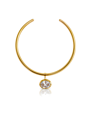 Polly Golden Choker Necklace