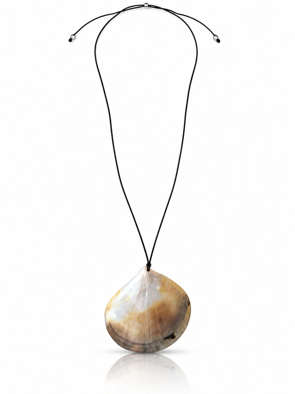 Jingle Seashell Adjustable Cord Necklace