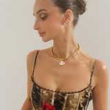Polly Golden Choker Necklace