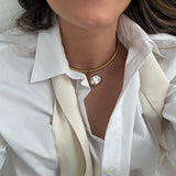 Polly Golden Choker Necklace