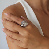 Felicia Bold Silver Ring