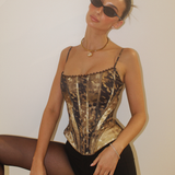 Polly Golden Choker Necklace