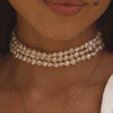 Monaco Pearl Choker Necklace