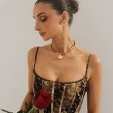 Polly Golden Choker Necklace