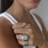 Felicia Bold Silver Ring
