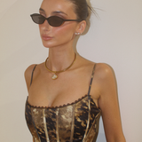 Polly Golden Choker Necklace