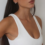 Duo Crystal Stud Earrings