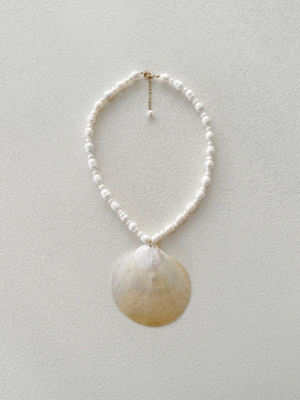 Milos Pearl Shell Necklace