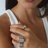 Felicia Bold Silver Ring