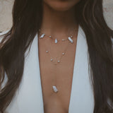 Ava Duo Set Natural Baroque Pearl Necklace