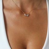 Duo Crystal Necklace