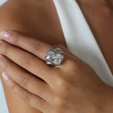 Felicia Bold Silver Ring