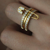 Lauren 3 Layers Stacked Ring