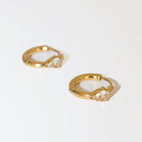 Demi Golden Huggie Hoops
