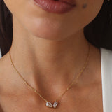 Duo Crystal Necklace