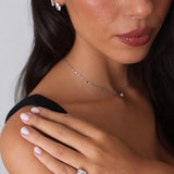 Blair Silver Oval Stud Earrings