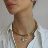 Polly Golden Choker Necklace