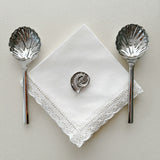 Shelly Silver Brooch