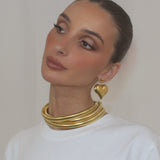 The Valentine Golden Earrings