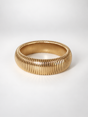 Carrie Golden Bangle Bracelet