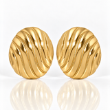 Charlotte Golden Earrings