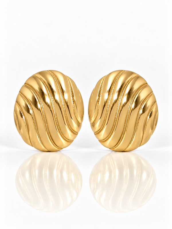 Charlotte Golden Earrings