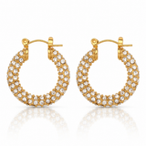Amber Medium Hoops