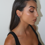 The Mini Silver Hoops Set