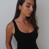 Demi Golden Huggie Hoops