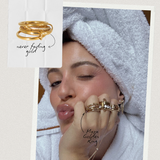 Maya 4 Layers Golden Stacked Ring
