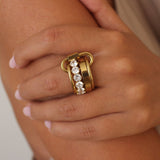 Ophelia 4 Layers Stacked Ring