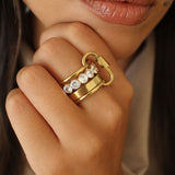 Ophelia 4 Layers Stacked Ring