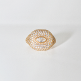 The Pinky Pavé Ring