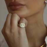 The Pinky Pavé Ring
