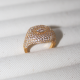 The Pinky Pavé Ring