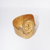 Seashell Sculptural Cuff Bracelet