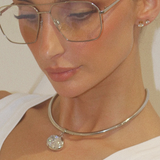 Polly Silver Choker Necklace