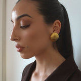 Charlotte Golden Earrings