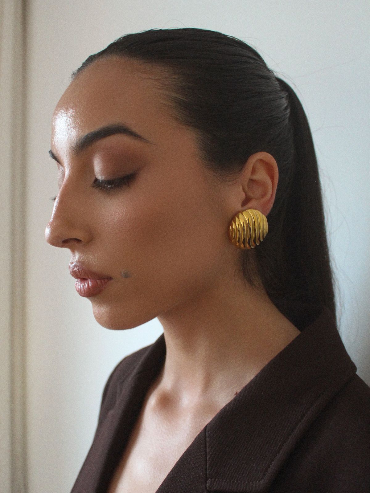 Charlotte Golden Earrings