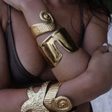 Seashell Sculptural Cuff Bracelet