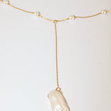 Ava Duo Set Natural Baroque Pearl Necklace