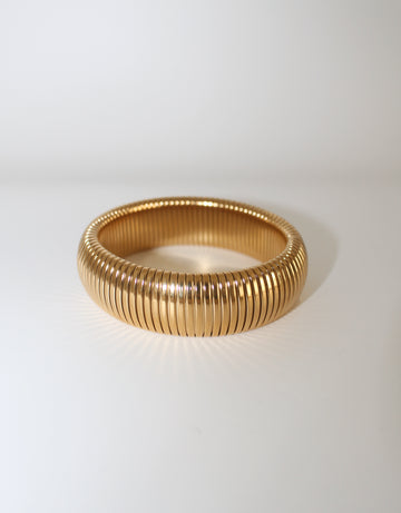 Carrie Golden Bangle Bracelet