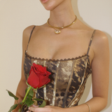 Polly Golden Choker Necklace