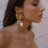 Petal Long Earrings