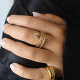 Lauren 3 Layers Stacked Ring