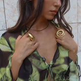 Gaia One Size Spiral Ring