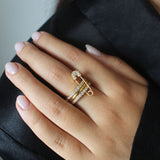 Lauren 3 Layers Stacked Ring