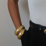 The Textured Chunky Bangle Bundle Bracelet