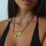 Hony Golden Adjustable Cord Necklace