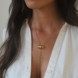 The Slider Golden Necklace